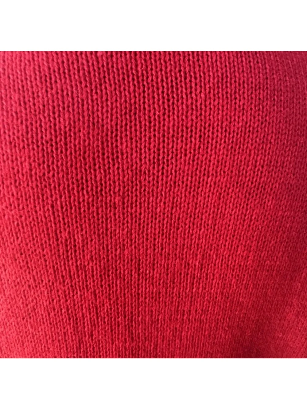 Vintage Carolina Colours Cardigan Sweater Small Red Embroidered - Picture 11 of 12